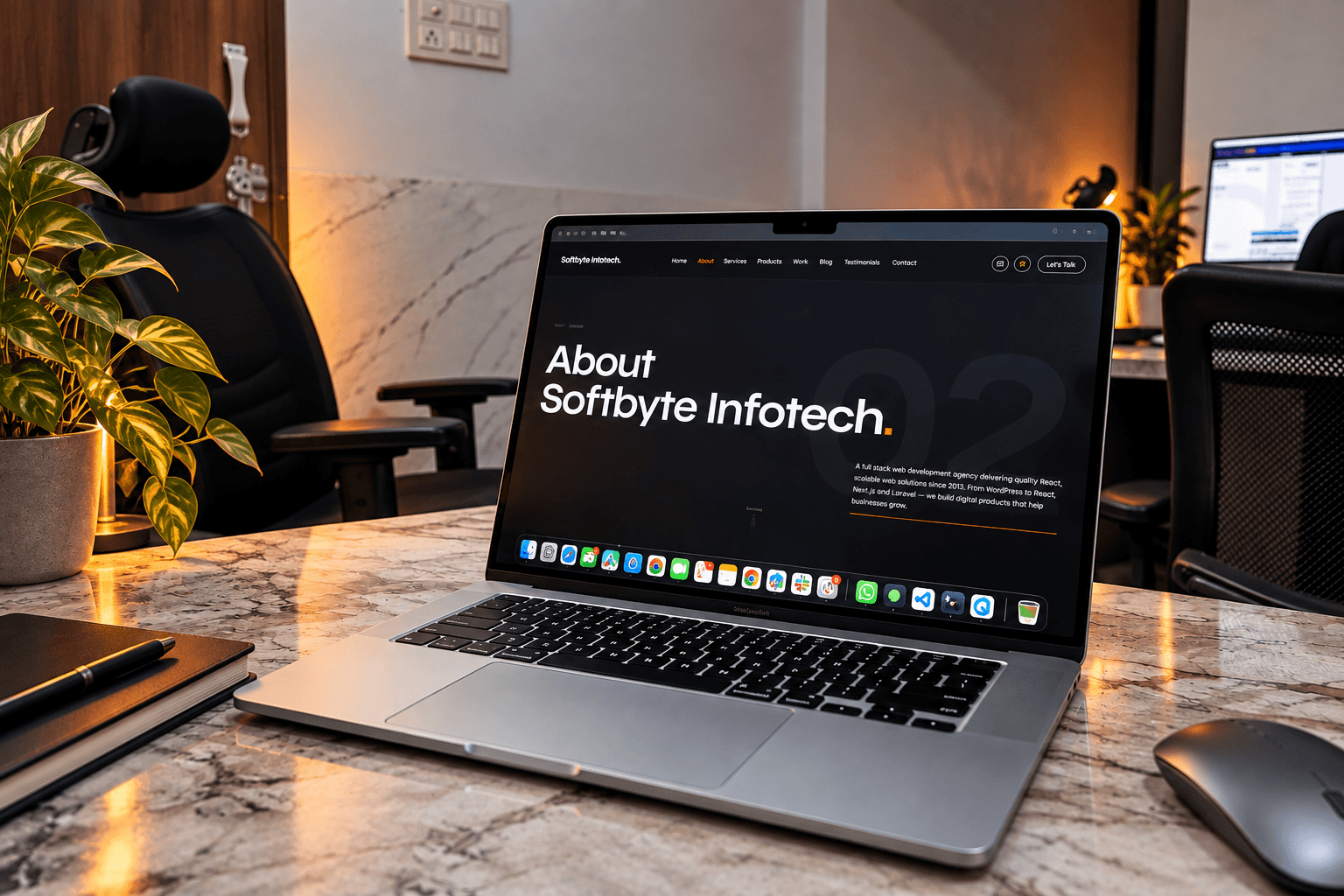 Softbyte Infotech web development office setup